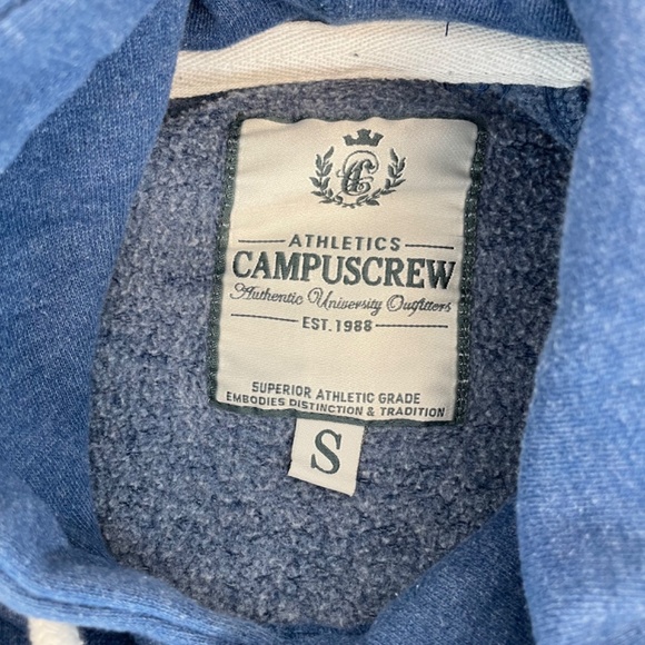 Indianapolis Colts NFL Athletic Campus Crew Hoodie Blue Men’s Size Small - Picture 6 of 15